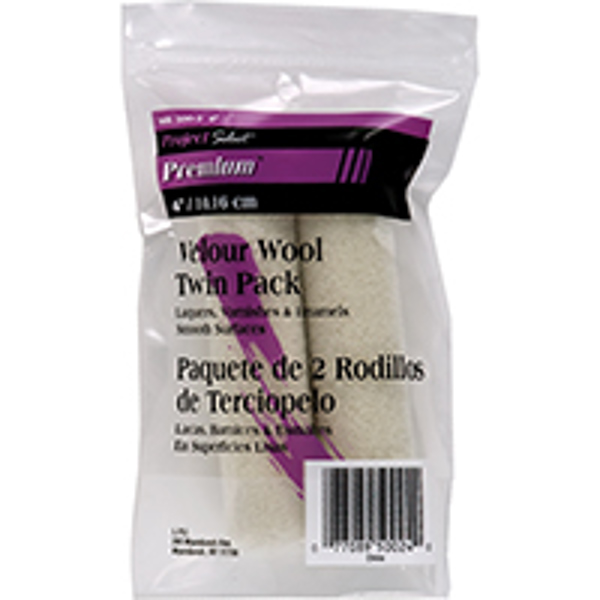 Linzer Products MR500-2 2 Pack Wool Roller Cover 1/8 In Nap
