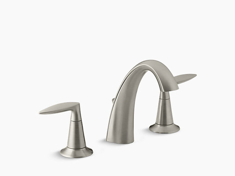 Kohler 45102-4-BN Widespread Lavatory Faucet Brushed Nickel