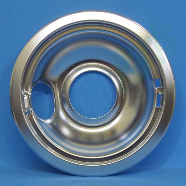 Whirlpool WPW10196406RW Drip Bowl 6 In Chrome