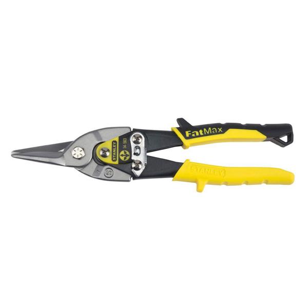 STANLEY TOOLS 14-563 Straight Cut Aviation Snip 9-7/8 In Compound Action
