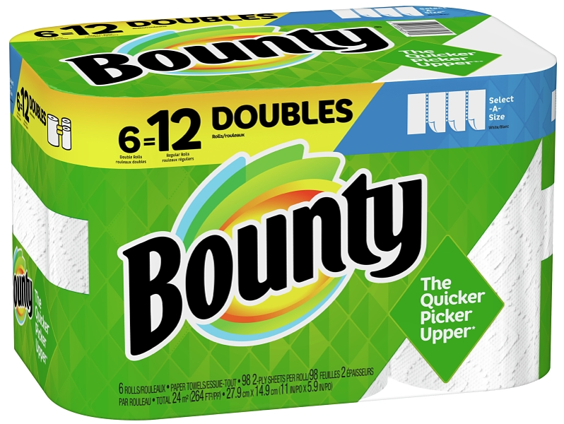 Proctor & Gamble 80798314 Paper Towels 6 Rolls 2-Ply 11 Inch