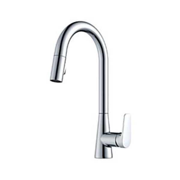 Delta Faucet 91355 Single Handle Pull Down Kitchen Faucet Polished Chrome