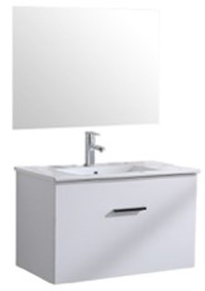 BAMERICA 03-03-424 Vanity Set 32 In PVC White