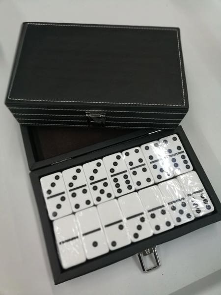 Lucky Land LUCLAN003 Domino W/Leather Outdoor Living Black