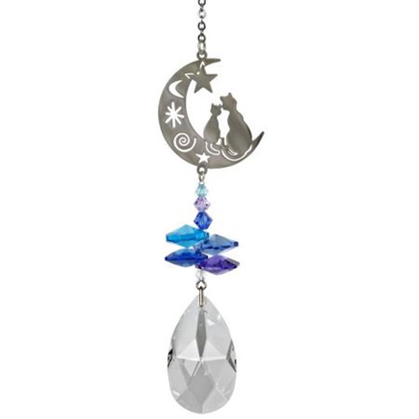 Woodstock Chimes CFCA Sun Catcher Crystal 4.5 In Fantasy Cats