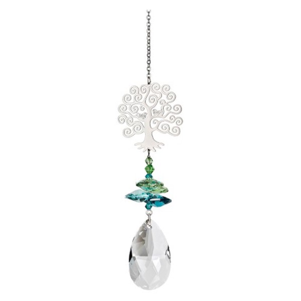 Woodstock Chimes CFTL Wind Chimes 4.5 In Crystal Fantasy Tree Of Life