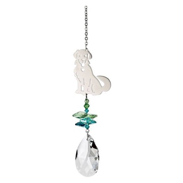 Woodstock Chimes CFDOG Wind Dog Chime 4.5 In Crystal Fantasy