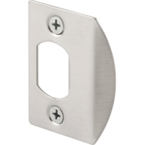 Prime Line Products E2456 Door Strike Plate Steel 2-1/4 X 1-7/16 Satin Nickel