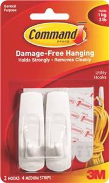 3M 17001CS Utility Hook 3 Lb White