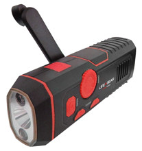 LG38-60675RED Crank Flashlight and Radio