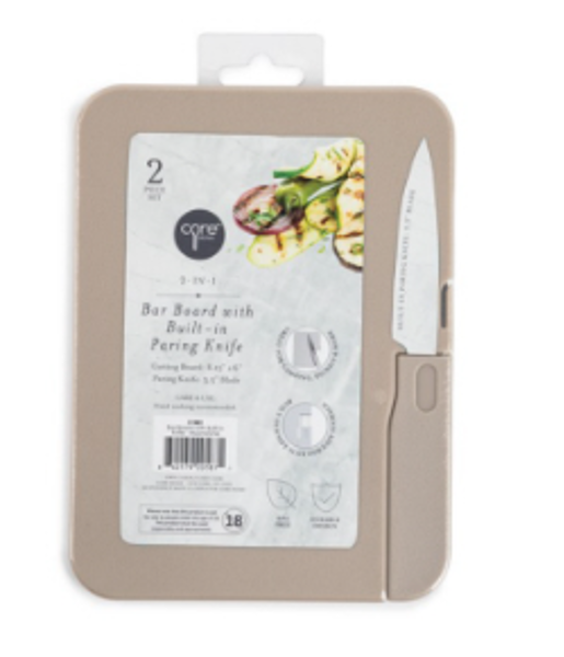 CORE HOME 31881 Knife With Board Built In