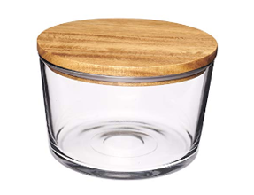 13865 Bowl With Lid Acacia