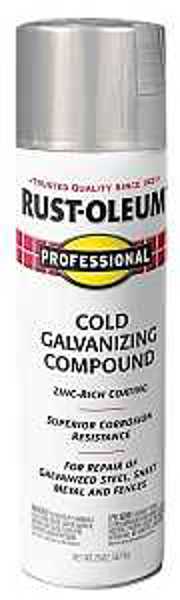 Rust-Oleum 7585838 Galvanize Spray Paint 20 Oz Cold Gray Flat and Matte