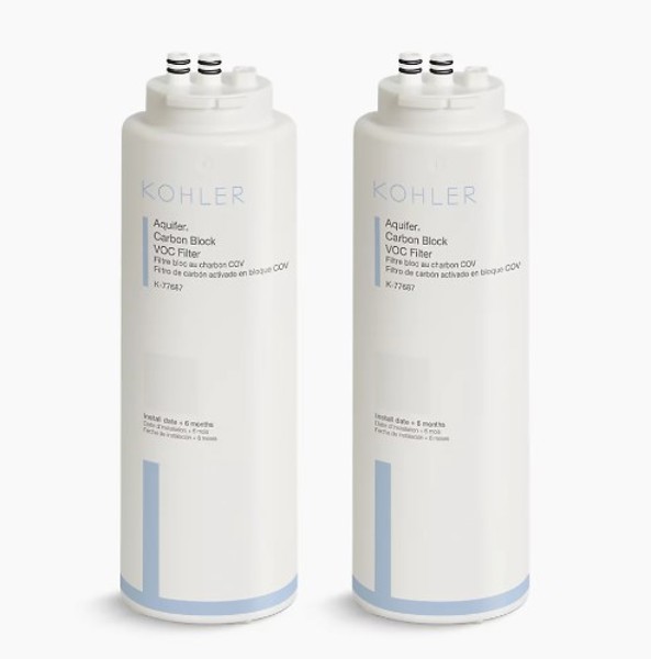 Kohler 77688-NA Replacement Filter Cartridges 2 Pack