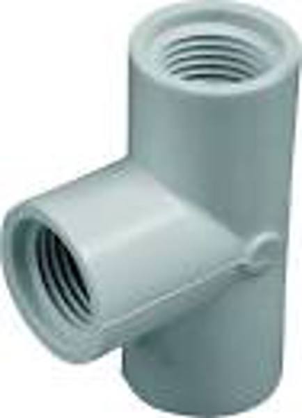 IPEX USA LLC-CANPLAS 35455 / 435844 PVC Pipe Tee 1/2 In Schedule 40 Female FIP