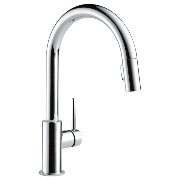 Delta Faucet 9159-DST Single Handle Kitchen Faucet Polished Chrome