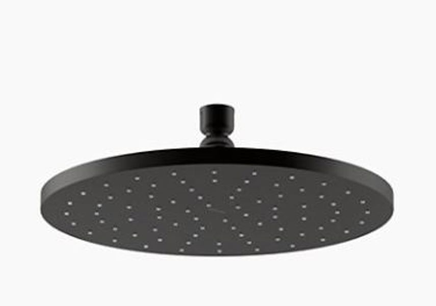 Kohler 13689-BL Rainhead Shower Head 10 In 2.5 GPM Matte Black Katalyst Air-Induction