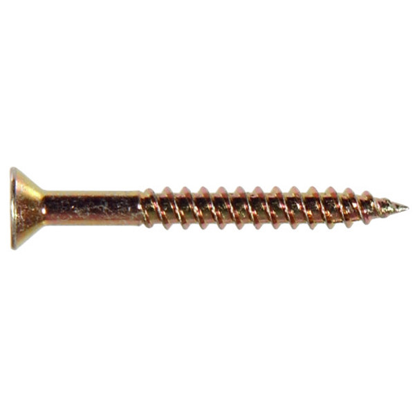 Hillman Group 47420 Yellow Cabinet Assembly Screw 8X1-1/2 Phillips Drive