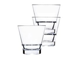 HUF081-001 12 Oz Stack Double Old Fashioned Glass