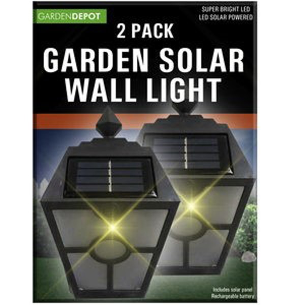 Kole Imports GE645 LED Solar Wall Lamp Outdoor