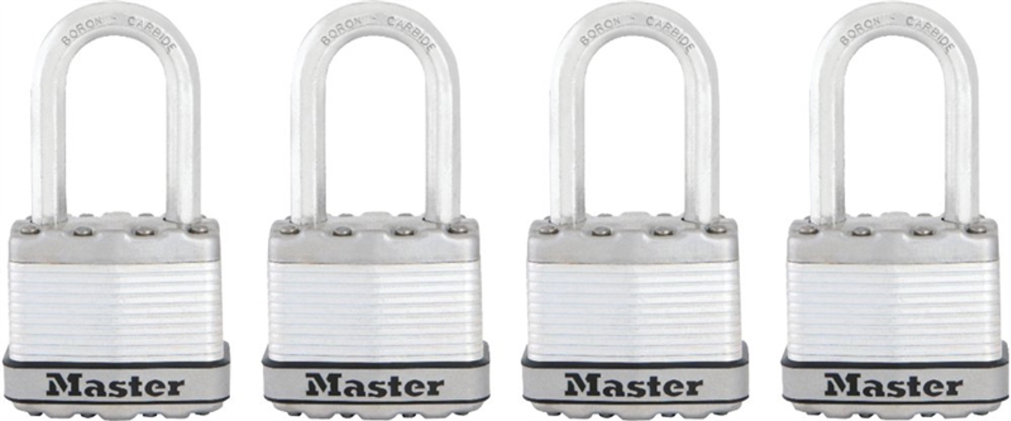 Master Lock M1XQLF Magnum Keyed Padlock Stainless Steel