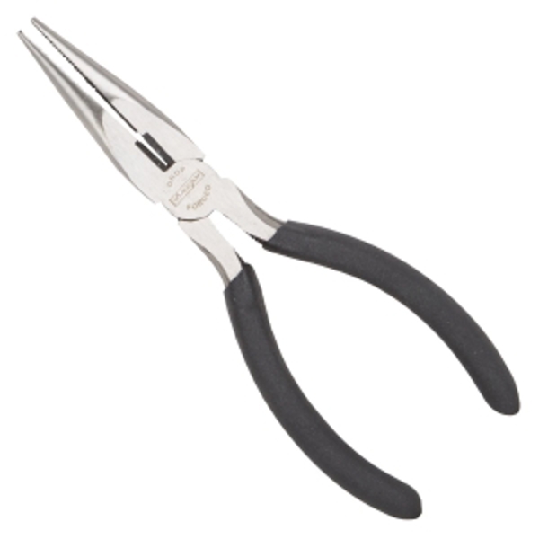 VULCAN JL-NP008 Long Nose Pliers Non Slip Grip Handle 6 Inch Overall Length