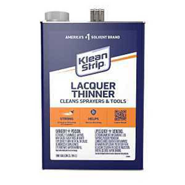 WM Barr GML170 Lacquer Thinner 1 Gal Metal Can White Liquid