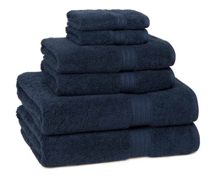 Kassatex KDN-109-N Bath Towel Navy