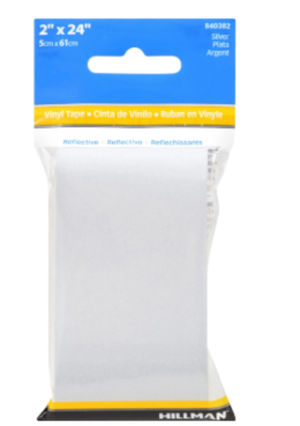 Hillman Group 840382 Silver Reflective Tape 2 In X 24 In