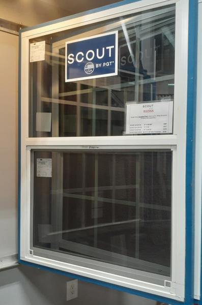 CGI SCOUT 24-5 IG-PLN GLE Insulated Window 37 X 56 Gray Low-E White Aluminum No Screen