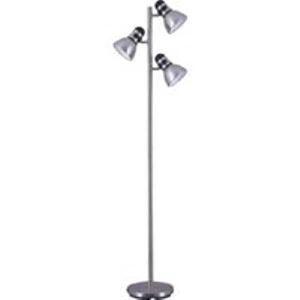 Boston Harbor 4268330 3 Light Floor Lamp 65 In Satin Nickel