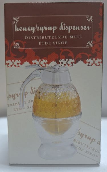 Fox Run Craftsmen 5514 Honey and Syrup Dispenser Glass Clear