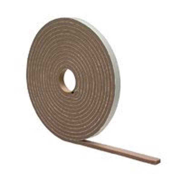 M-D BUILDING PRODUCTS 02816 Closed Cell Foam Tape 1/4 In x 1/2 In x 17 Ft