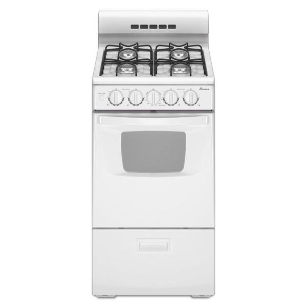 Amana AGG222VDW Freestanding Gas Range 20 In