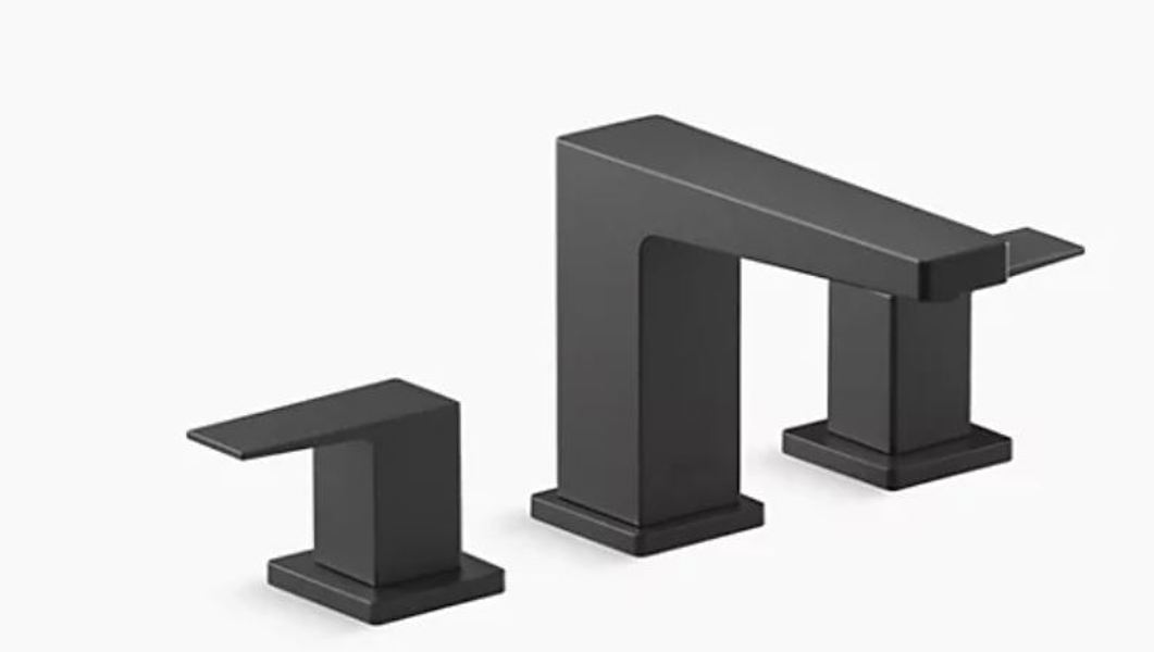 Kohler 23255-4-BL Widespread Faucet Matte Black