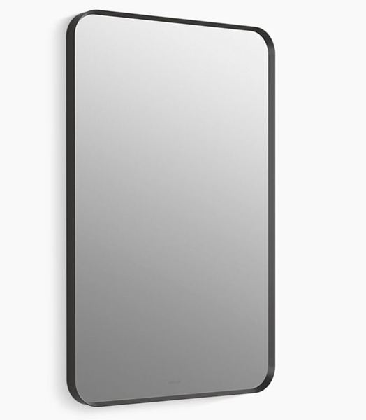 Kohler 26052-BLL Rectangle Mirror 22 X 34 Matte Black