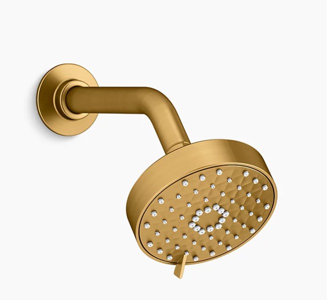 Kohler 72419-G-2MB Multifunction Showerhead 1.75 GPM Vibrant Brushed Moderne Brass