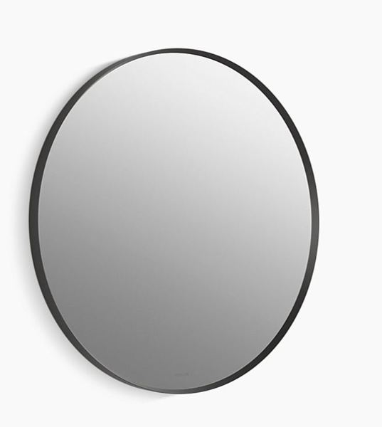 Kohler 26050-BLL Round Mirror 28 In Matte Black