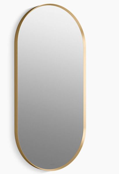 Kohler 26051-BGL Decorative Mirror 20 X 40 Capsule Modern Brushed Gold