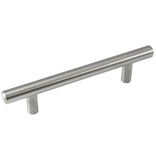 Laurey 87012 Melrose T-Bar Pull Builders Steel Plated Brushed Satin Nickel