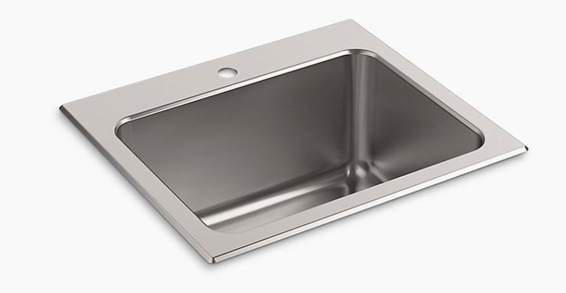 Kohler 5798-1-NA Top Mount Sink 25 X 22 Utility