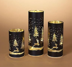 2655450 Glass Luminaries Set