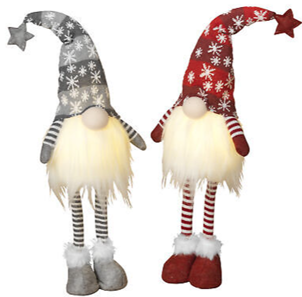 Gerson Company 2591150 Plush Gnome 25.2 Inch Battery Operated Lighted