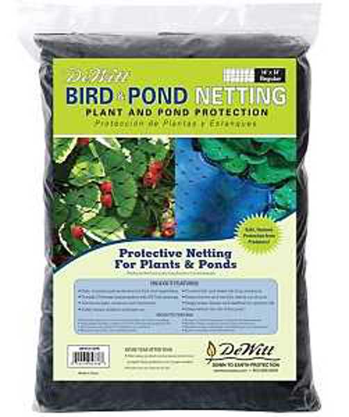 DEWITT BPN1414 Bird Barricade Netting 14X14 Ft Black