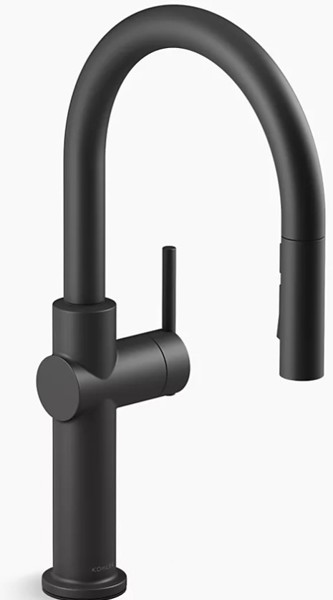 Kohler 22972-BL Pull Down Kitchen Faucet Matte Black