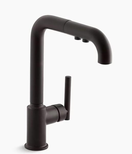 Kohler 7505-BL Pull Out Kitchen Faucet Matte Black