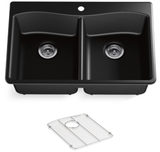 8185-1-CM1 33 X 22 X 9-5/8 In Top/Undermount Sink
