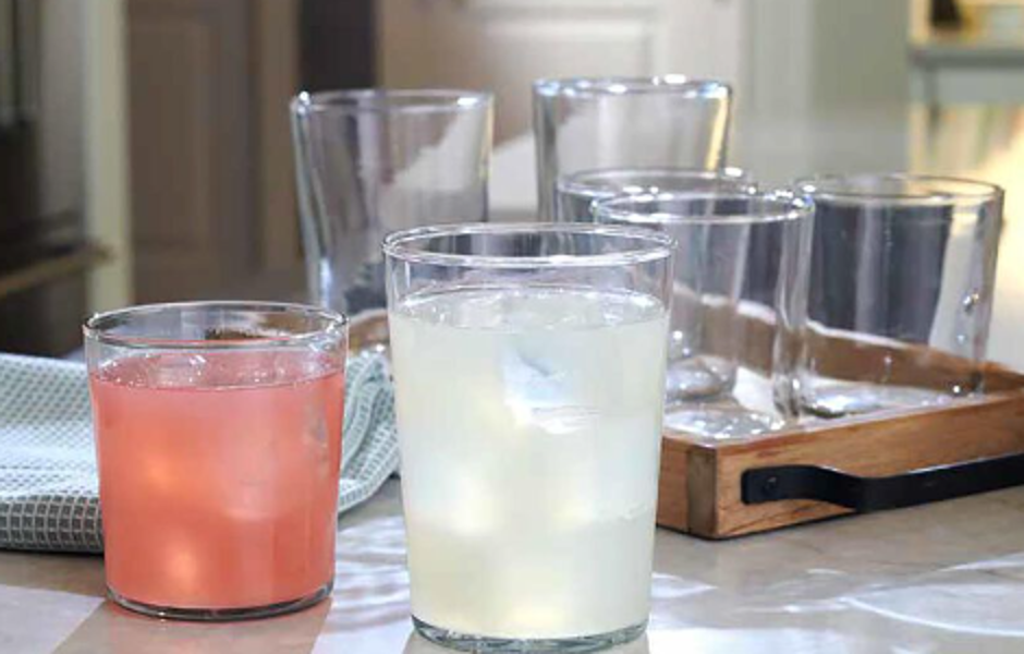 Anchor Hocking 14136L20 Mercado Glassware Set 16 Pc 8-12 Oz and 8-17 Oz