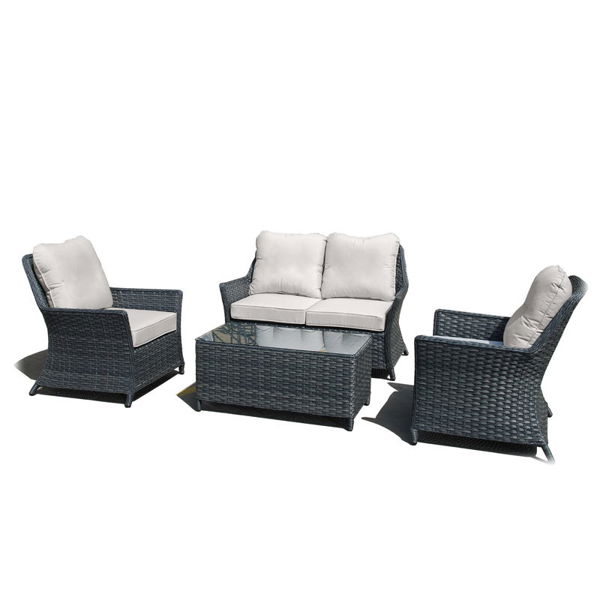 Alfresco Home 353-1809 4 Piece Loveseat Set
