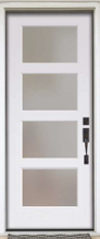 3/0X8/0X1-3/4 4L Flush Glazed Door